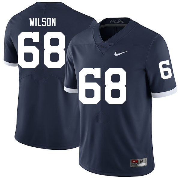 NCAA Nike Men's Penn State Nittany Lions Eric Wilson #68 College Football Authentic Navy Stitched Jersey ODC1898UM